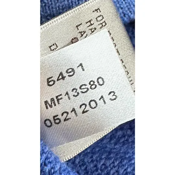 Peter Millar Hartford Blue Wool Blend Crewneck Sweater‎ XL